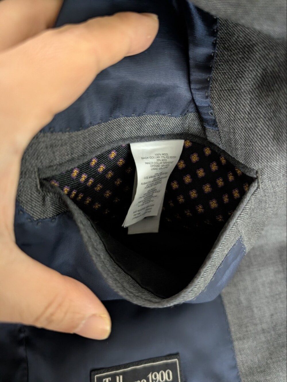 J Crew Ludlow Tollegno Italy Wool Suit Set Blazer 36R Pants 30x30 Slim Charcoal - Picture 8 of 15